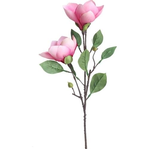 Single Magnolia Artificial Flowers Fabric Flowers Home Decoration Party Decoration Luxury Home Decor Flower Decoration