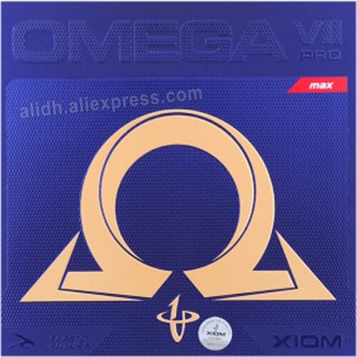 Original XIOM OMEGA VII PRO ASIA EUROPE table tennis rubber high elastic high friction made in Germany forehand racket SPORT