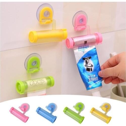 Hangable Toothpaste Rolling Squeezer Manual Toothpaste Dispenser Tube Sucker Holder Dental Cream Bathroom Accessories