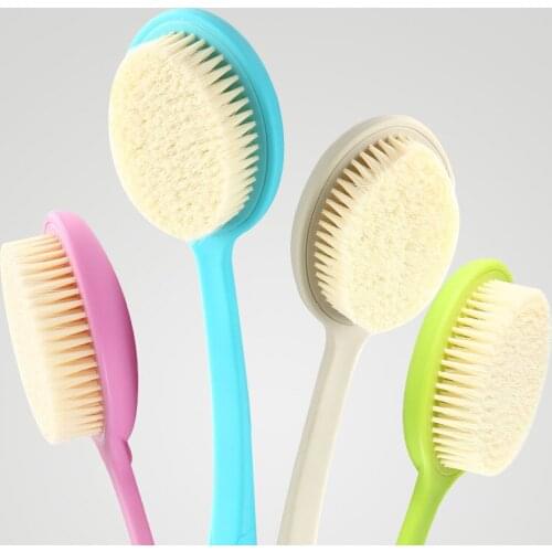 Imucci Long-Handled PP Bath Brush, Nylon Soft Hair Bath Brush, Bath Brush, Take A Bath, Rub Your Back
