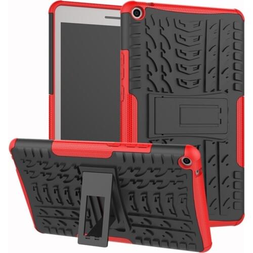 Silicone TPU+PC Shockproof Stand Cover Armor Case For Huawei MediaPad T3 8.0 Case T3-8 KOB-L09 KOB-W09 Tablet #S
