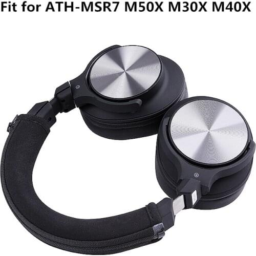 Replacement Micro-ball Velvet Headband Cushion for Audio Technica ATH m40x ATH-M40 ATH-MSR7 M50X M30X M40X Headphones 1.18