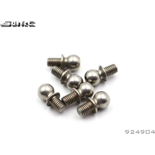 SN-RC 924904 1:10 RCAccessories BALL END 4.9mm WITH THREAD 4mm H2.0(6)