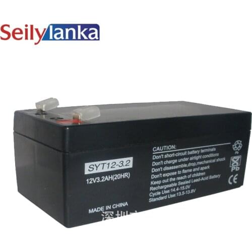12V 3.2AH Battery Sealed Storage Batteries Lead Acid Rechargeable for toy car Fire police
