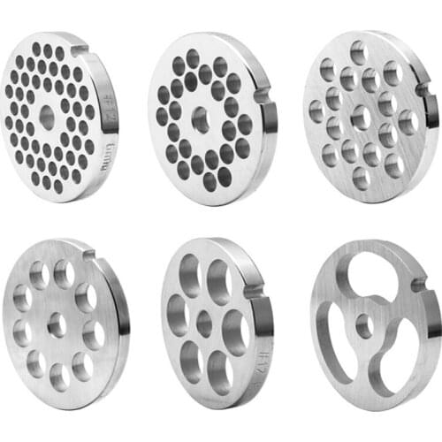 Type 12 Stainless Steel Meat Grinder Plate Discs Blades for Kitchenaid Mixer FGA Food Chopper Meat Grinders