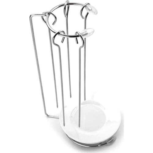 Y8AB Stainless Steel BBQ Skewers Needle with Rack Grill Holder for Camping Barbecue