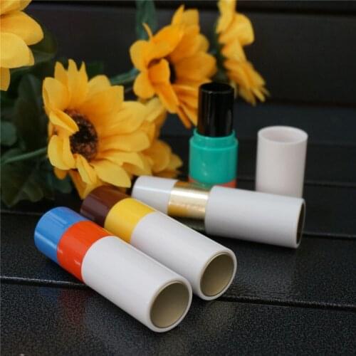 10~50pcs 12.1 Caliber Empty Makeup lipstick tube Round color with accentuating iron lipstick tube empty tube Empty Lipstick