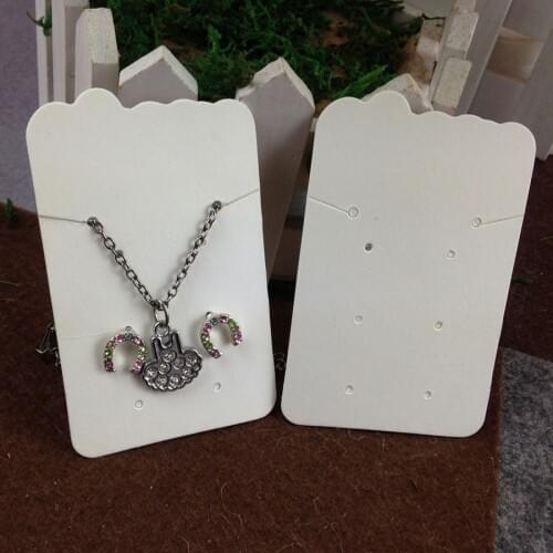 100pcs 8x5cm DIY Fashion Jewelry packing Cards,Necklace/Earring/Pendant/bracelet /charms jewelry sale card
