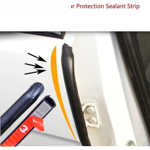 2PCS Car Door Rubber Seal Strip Filler Car Door Weatherstrip For B pillar Protection Sealant Strip Sealant For Auto