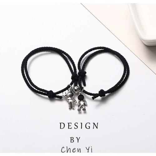 2021 Astronaut Attracting Bracelet Small Leather Case for Boyfriend Student Men and Women Gift Headband