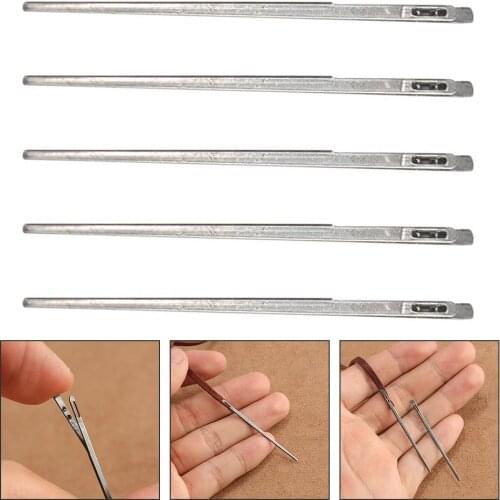 5pcs Professional Braiding Leather Cord Needle Supplies Weaving Needles US Type