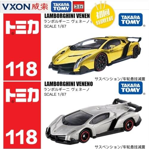 Alloy Car 118 Lamborghini VENENO 801290 Luxury Sports Car First Edition 801788 Toy Car 1:67