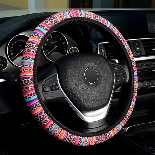 Auto Steering Wheel Covers Universal 15 Inch Cute Car Accessories For VW Ford Focus 2 Haval F7 Fiat 500 Volvo Xc90 Jeep Compass