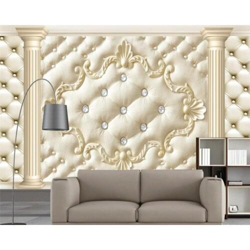 Beibehang Customized Large 3D Soft Pack Photo Wallpaper Wallpaper 3D Now Living Room Decorated wallpaper for walls 3 d