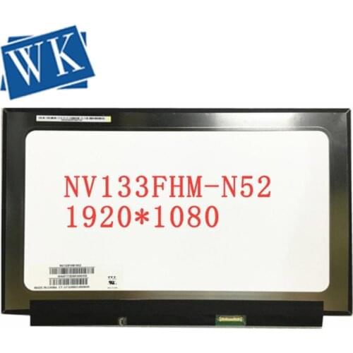 Free Shipping NV133FHM-N52 NV133FHM N52 Laptop Lcd Screen EDP 30 pins 1920*1080 IPS