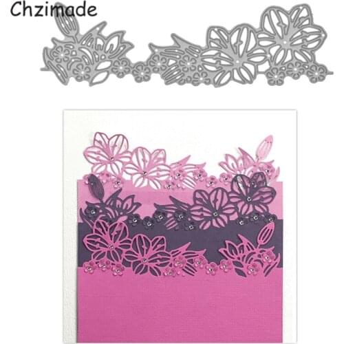 Chzimade Flower Design Metal Cutting Dies 2020 For Scrapbooking DIY Paper Cards Cutting Dies Stencils Gifts