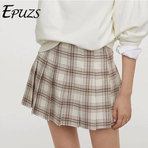 Женские юбки в складку EPUZS China At AliExpress