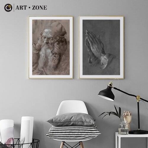 Da Vinci sketch Figure Retro posters prints canvas paintings wall art for living room decor for bedroom aesthetic Artwork