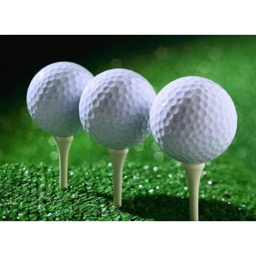 Hot Sale 2016 Two Layer Plain White Range Golf Ball