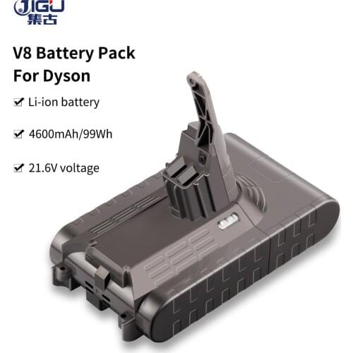 JIGU V8 4600mAh 21.6V Battery For Dyson V8 Battery V8 series?,V8 Fluffy Li-ion SV10 Vacuum Cleaner Rechargeable BATTERY L70