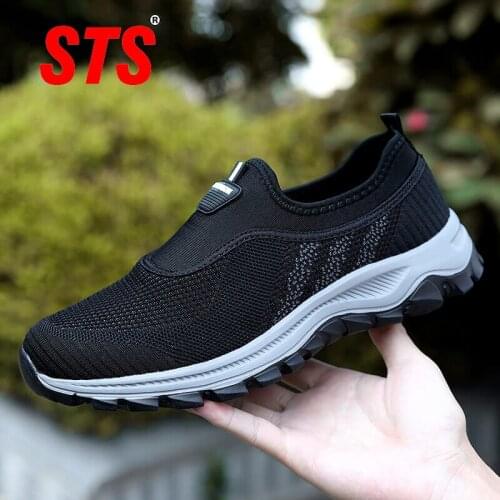 STS Women Shoes Breathe Lady Flat Summer White Sneakers Basket Super Light Breathable Shoes Female Mesh Sneaker Women Flat Shoes
