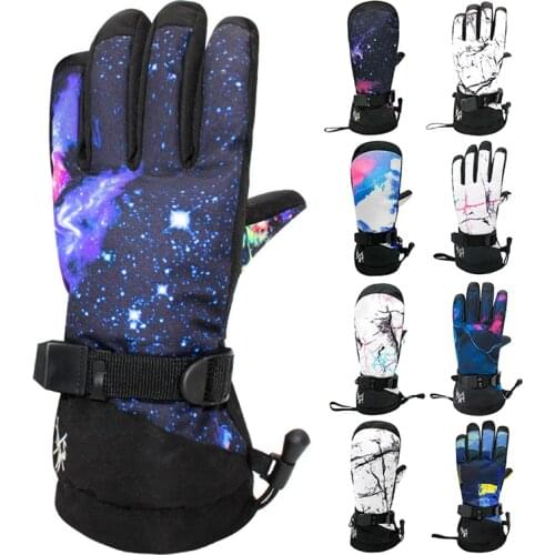 Ski Gloves Men Women Touch Screen Waterproof Winter Outdoor Sports Warm Gloves Skiing Snowboarding Gloves Breathable Windproof