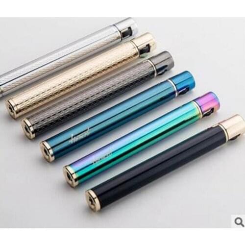 Inflatable Lighter Creative Male and Female Mini Matchstick Grinding Wheel Lighter Tobacco Accessories Gadgets for Men Gift