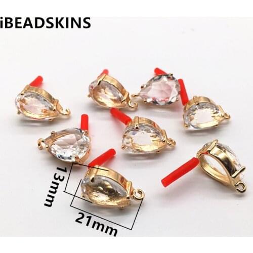 New arrival! 21x13mm 30pcs drop Silver Needle Crystal Stud earring/earrings accessories/Earring parts for Earring DIY