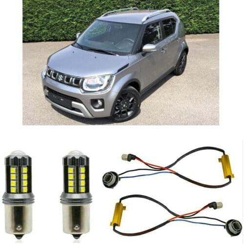 Fog lamps For SUZUKI IGNIS 3 III MF Stop lamp Reverse Back up bulb Front Rear Turn Signal error free 2pc