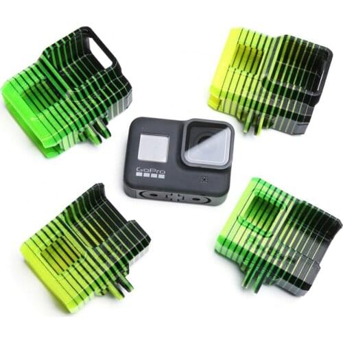 IFlight TPU Adjustable GoPro Mount (0-40 Degree) with ND8 Lens Filter for Gopro Hero 5/6/7 8 BumbleBee GreenHornet Nazgul5 XL5