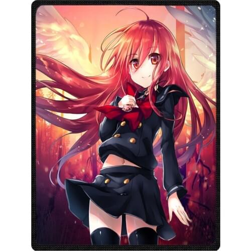 Super Soft Flannel Fleece Shakugan No Shana Print Blankets Custom Sofa Cover Winter Warm Sheets Baby Throw Blanket