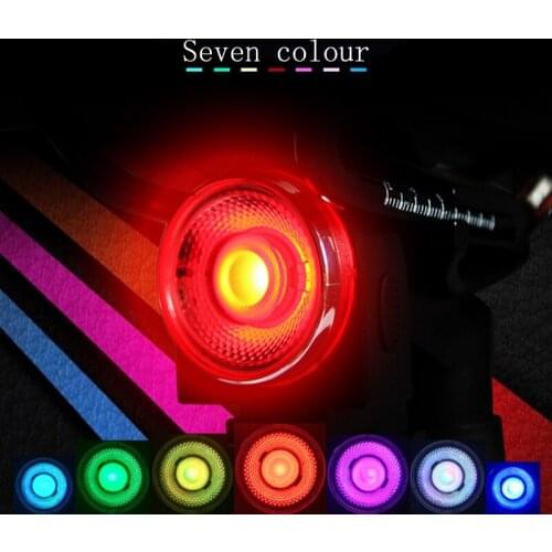 Bicycle Flashlight Intelligence Taillight Flashlight Ao Flashlight Ipx6 Waterproof Usb Charging Cycling Taillight Warning Lamp