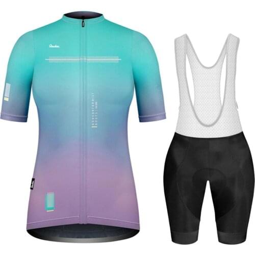 Womens Cycling Jersey 2021 Outdoor RAPHAFUL Cycling Clothing Set Quick Dry Racing Sport Mtb Bicycle Vest Bike Uniform Triathlon