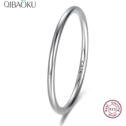 925 Sterling Silver Ring Womens Minimalist Round Jewelry Dainty Ring Fashion Ring Gifts for Women Ring Personality