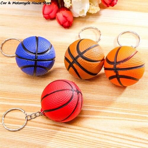 1Pc Basketball Cell Key Lollipop Keychain Auto Key Chain Ring Dice Small Auto Round Car Keyring Key Holder Resin Key Chain Gift
