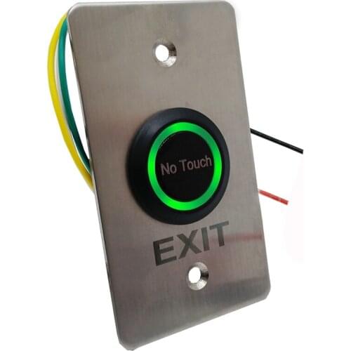 2020 New Waterproof Contactless Door Access Control Release Switch IR Touchless No Touch Infrared Exit Button
