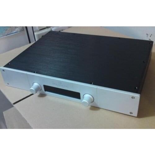 Promotions #BZ4307G Aluminum White panel Pre-amp chassis/DIY amplifier chassis shell /Chassis panel