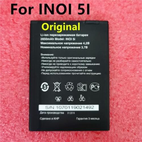 Original NEW 2850mAh inoi 5i Battery For INOI 5I Lite INOI5 Lite Phone In Stock New Production High Quality Battery