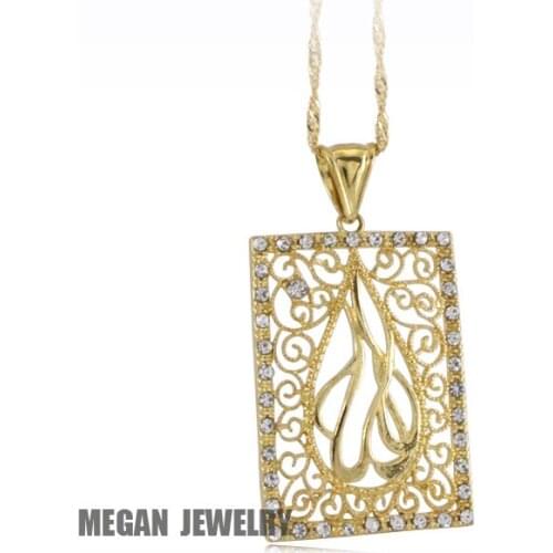 ALLAH MUSLIM crystal fashion pendant & necklace for women & men, charm Islam Gift & Jewelry