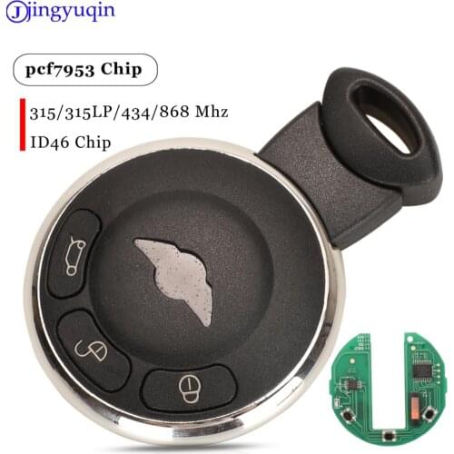 Jingyuqin 3 Buttons Car Remote Key IYZKEYR5602 315/315LP/434/868MHz ID46 PCF7953 Chip Smart Key For BMW MINI R56 ROADSTER R59