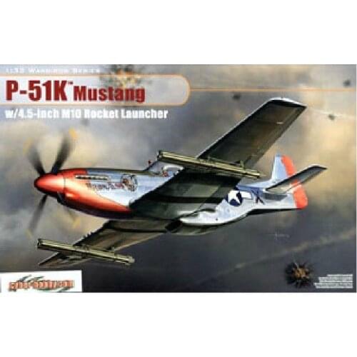 Dragon 3224 1/32 P-51K Mustang with 4.5-inch M10 Rocket Launcher Model kit