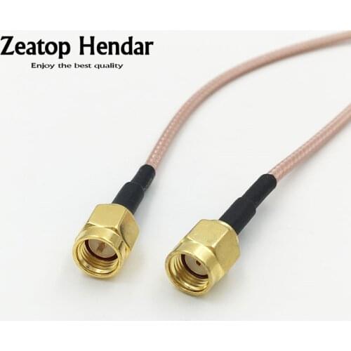 10Pcs RG316 Coax Cable SMA Male Plug to RP SMA Male Jack RF Coaxial Connector Jumper Pigtail 10CM 15CM 20CM