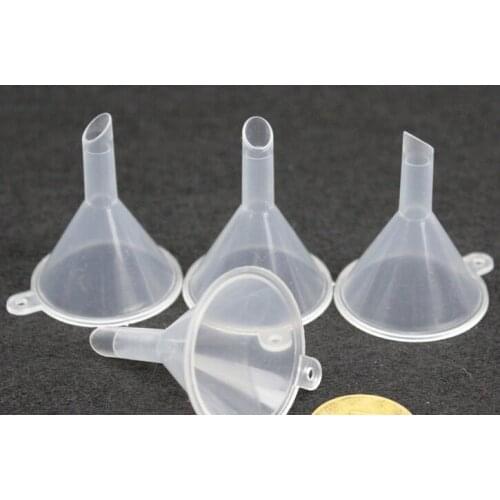 Small Plastic For Perfume Diffuser Bottle Mini Liquid Oil Funnels Lab