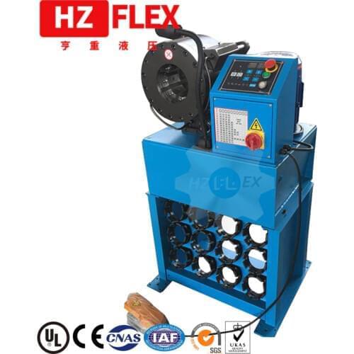 Micro-computer type Numerical high pressure hose crimping machine for sales with 13 sets of dies and quick change dies tool