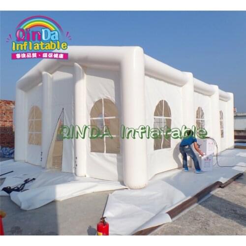 Outdoor white large inflatable wedding tent Inflatable event tents,cube party advertising tent
