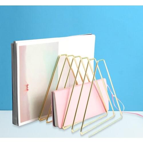Book Desktop Holder Iron Retractable Simple Book Organizer for office Learning Document Finishing Home Decoration