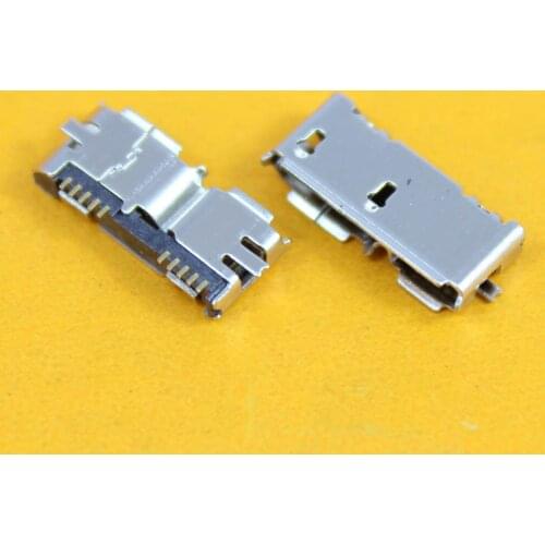 Micro USB jack Socket connector 3.0 10P 10 PIN female SMT type For Samsung Note3 N900 N9002 N9006 N9005 N9008 N9009 SM-N9009
