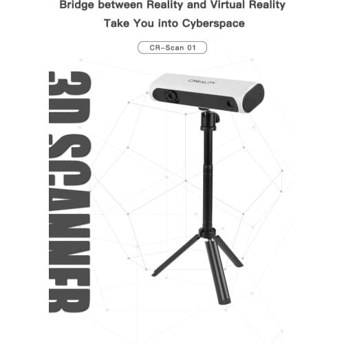 Creality 3D CR-Scan 01 Scanner Upgraded Combo, Quick Scan, Automatic Identification Repair, 0.1mm Accuracy Support OBJ/STL