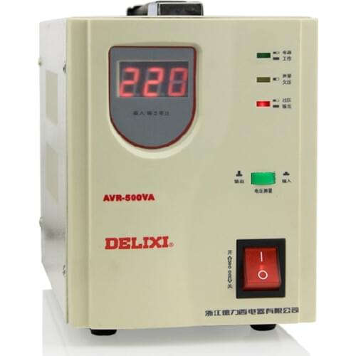 220V Voltage Stabilizer Automatic Household AC Regulator TV PC Refrigerator Voltage Regulator AVR-500W Y