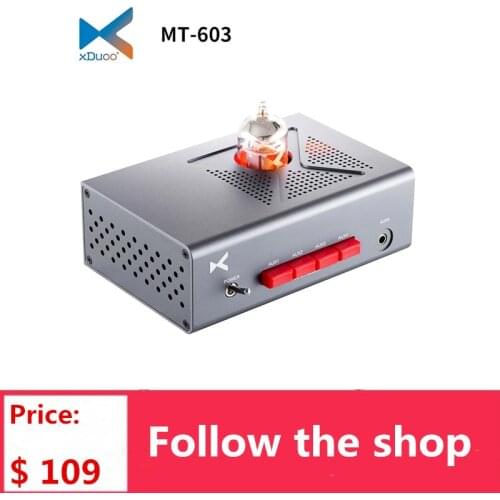 XDUOO MT-603 Multiple Pre-Amp 4 Audio Input, One Audio Output 12AU7 Tube Amplifier